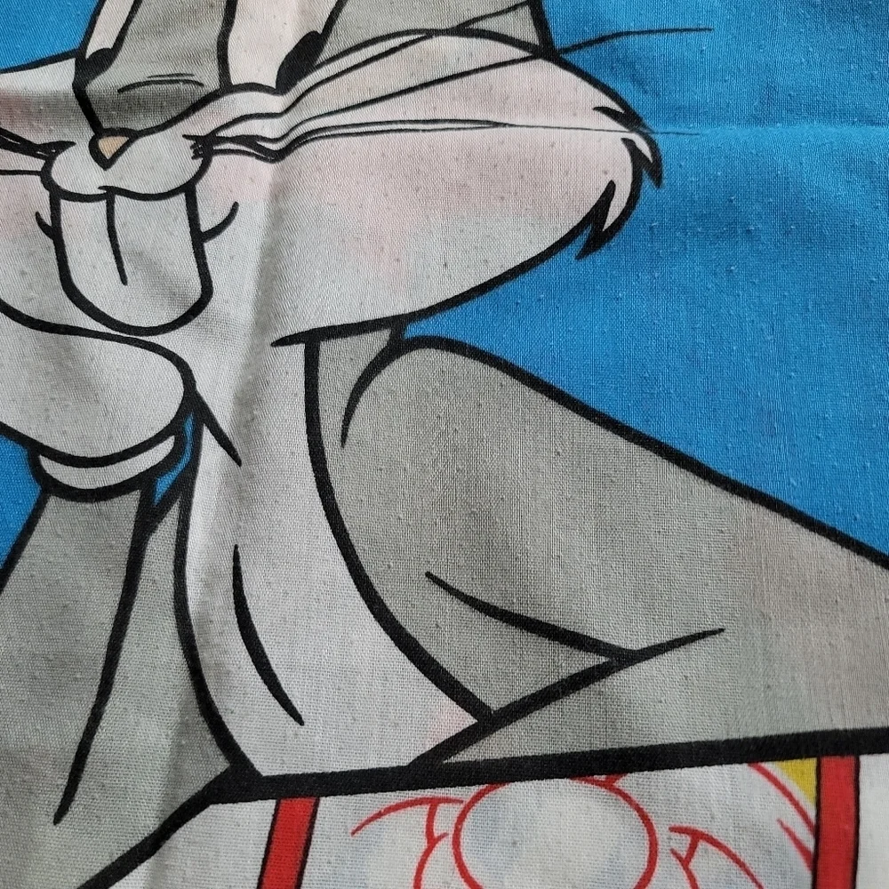 VTG Bibb Company 1993 Warner Bros. Looney Tunes Daffy Duck Bugs Bunny Pillowcase